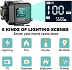 GVM SD80S 80W COB Video Light Kit, 5600K Continuous Lighting for Photography with Bowens Mount Softbox&Stand, 8 Lighting Effects Support AC Adapter & NP Series Battery