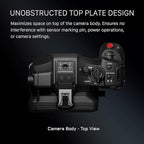 Tilta Camera Cage Compatible with Canon C80 Pro Kit - V Mount | Includes Tilta Universal 15mm LWS Baseplate, Wooden Handle, Battery Plate & More | NATO, Cold Shoe, 1/4"-20 & 3/8"-16 Threads