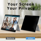 Adeway Magnetic Privacy Screen for Surface Pro 12 inch (2025), Anti-Glare, 30° Side View Protection, Washable & Reusable Filter, Bubble-Free Installation