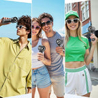 Portable Handheld Mini Fan,Speed(1-100) Adjustable Turbo Personal Fan,4000mAh Battery Rechargeable,AI Digital Display,Gifts for Women Men Camping Travel Summer Outdoor