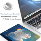 Kawaii Kitten Cute Cat Mouse Pads for Desk, Portable Wireless Computer Mouse pad Small Design with Women, Non-Slip Rubber Base Laptop Mousepad 9.5" x 7.9" Smooth Surface for Office & Travel
