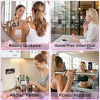 Silicone Suction Phone Case Mount, Non Slip Suction Cup Phone Mount, Phone Accessories Holder for Selfies and Videos, Silicon Adhesive Phone Stand Sticky for Cell Phone White
