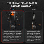KEMOVE P10 2-in-1 Switch & Keycap Puller for Mechanical Keyboards, Quick & Painless Removal, DIY Customization, Maintenance, Cleaning for Beginners & Enthusiasts