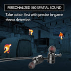 SoundMaster Pro V1 - Gaming Earphones with Dual Audio Drivers,Battle Buds,in-Line Mic with Mute and Volume Control, Compatible with Xbox Series,PS5,PS4,Switch,Pc with 3.5mm