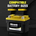 YTX4L-BS STD Standard Lithium Motorcycle Battery - 12.8V 2.8Ah 150CCA LiFePO4 Powersports Battery for ATV, Scooter, Snowmobile, Jet Ski, Honda Grom, Yamaha, Suzuki, CAN-AM, Generator