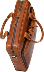VC VINTAGE COUTURE Leather briefcase bag for men Leather Laptop Bags For Men and Women Travel Messenger Bag