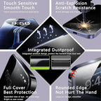 Screen Protector for iPhone 17 Pro 6.3-Inch, 2 Pack, 9H Tempered Glass, HD Clear, Full Cover, Anti-Fingerprint, Easy Installation