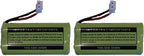 Replacement Battery BT184342 / BT284342 for Many GE/RCA Cordless Telephones (See Description) (2-Pack)
