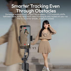 ULANZI TT23 64" Auto Face Tracking Tripod for iPhone/Android with Remote, 360°Rotating Selfie Stick That Follows Your Movement, Facial Recognition Tripod for iPhone/Android/Camera/GoPro