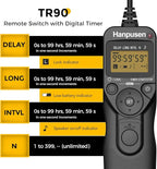 Camera Wired Intervalometer Controller, Remote Switch with Digital Timer Compatible with Sony ZV-1, 7, 6400, 6300, 6000; Replaces Sony RM-SPR1