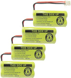 2.4V 400mAh Cordless Home Phone Battery Compatible with AT&T BT162342 BT-162342 BT166342 BT-166342 BT266342 BT-266342 BT183342 BT-183342 BT283342 BT-283342 VTech CS6329 CS6114 CS6419(4 Pack)