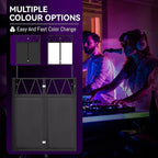 DJ Table Stand Portable booth, Foldable DJ Stand Booth, Adjustable DJ Facade Booth, Easy to Assemble, Stylish, Convenient to Store and Transpor (Truss 40x25x45)