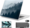 Mektron Case for MacBook Pro 16" M4 A3403 A3186 M3 A2991 M2 A2780 M1 A2485 (2021/2023/2024) Pro/Max with Touch ID, Hard Shell Plastic Laptop Cover Keyboard Cover Screen Protector, Misty Forest C132