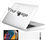 Batianda Customizable Case for M1 MacBook Air 13 Inch Model A2337 A2179 A1932 2021 2020 2019 Release,3D Painted Hard Shell with Keyboard Cover & Screen Protector