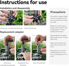 TELESIN Super Clamp Camera Mount with 360° Dual Ball Head, Bike/Bicycle/Motorcycle Handlebar Mount for GoPro Max Hero 13 12 11 10 9 8 7, DJI Osmo Nano 360 Action 5 Pro 4 3, Insta 360 X4 X5 Ace Pro 2