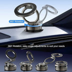 Kairiyard Vacuum Magnetic Phone Holders for Your Car, 360° Adjustable Ultra Magnet Suction Car Phone Holder Mount Foldable Cars Phone Stand Compatible with MagSafe iPhone All Smartphones