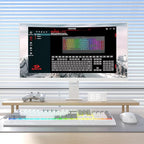 Redragon K525 RGB Backlit 104 Keys Wired Membrane Gaming Keyboard w/ 5 Multimedia Keys & 4 Extra On-Board Macro Keys, Dedicated Media Control, Ergonomic Wrist Rest, Linear Mechanical-Feel Switch