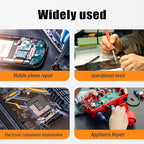 TOWOT No-Clean Solder Paste,Soldering Flux for Electronics, 10 ml, Pneumatic Dispenser with Plunger & Dispensing Tip
