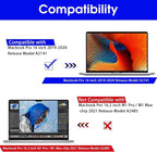 FILMEXT for Macbook Pro16 inch 2019 Removable HD Privacy Screen Protector, Bubble Free Design,Microfiber Cloth,For Macbook Pro 16 inch(2019) A2141