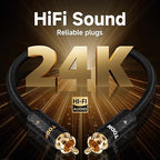 TODN Audiophile RCA Cables 3ft HiFi RCA Audio Cable Male to Male with Sliver-Plated O-C-C Core for Home Stereo System (3 ft/1m, 1 Pair)