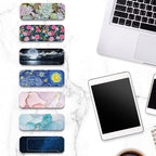 Webcam Cover, 3 Pieces, Laptop Camera Cover, Privacy Shielding Capacity is Twice as Big as The Traditional, Suitable for Computer Mobile Phones, laptops, Tablets and so on (Blue Marble)