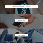 SleekGrip Premium: Swappable Phone Stand & Phone Grip - Ultra Thin Convertible Grip Holder Fits Most iPhone and Android Cases, Phone Strap Compatible with Wireless Chargers and Car Mounts