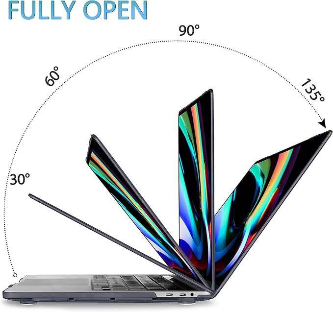 Mektron Case for MacBook Pro 16 Inch A2141 Cover 2019 Release 16" with Liquid Retina Display/Touch ID, Plastic Hard Shell with Keyboard Skin & Screen Protector & Dust Plug, Planets
