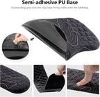 Mouse Pad Wrist Support, Laokiiy 2 in1 Keyboard Wrist Rest+ Ergonomic Mouse Pad, Non-Slip Wrist Rest for Computer Keyboard, Made Easy Typing & Relieve Wrist Pain(Black White)