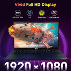 NIMO 15.6 inch Laptop FHD, AMD Ryzen 5 3500U, 8 GB RAM, 256 GB SSD, Windows 11, Backlit Keyboard, Fingerprint Reader, 65W PD, Lightweight Computer for Work and Homeschooling,Deep Blue