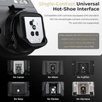 AODELAN Wireless Flash Trigger Compatible with Profoto Air1 and Air2, for Canon, for Sony, for Nikon, for Olympus,for Fujifilm Cameras 650FT Remote Control 100 Channels 6 Groups,Replaces Connect Pro