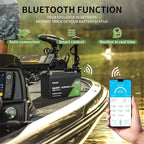OKMO 12V 100Ah TM LiFePO4 Battery, Lithium Battery 150A BMS with Bluetooth, 10 Years Lifetime 15000+ Deep Cycles,for Marine, RV, Trolling Motor, Boat, Camper, Low Temperature Protection