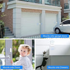 WiFi Door Sensor: Smart Door Open/Closed Detectors, Wireless Window Sensor with App Notification Alert, Contact Sensor for Home Security, Compatible with Alexa Google Assistant (3pack)