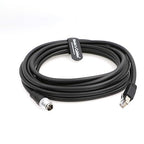 Alvin's Cables Ethernet Cable for Cognex in Sight 8200 8400 Series CCB-84901-2001-05 M12 8 Position X Code to RJ45 16.4ft/5M