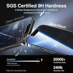 SMARTDEVIL 2PACK Privacy Screen Protector for iPhone 13 Pro/13/14 /iPhone 16e 6.1inch Shatterproof Tempered Glass [True 28°Anti Spy] [9H Hardness] [Auto Dust-Elimination Install], [Bubble Free]