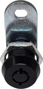Admiral Locks Tubular Cam Lock, Keyed Alike Removable Key RV Compartment Storage Lock Cabinet Locks (Black Pack of. 10, 5/8" 180°)
