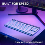 Logitech G515 TKL Wireless Gaming Keyboard (Tactile)+ G309 Lightspeed Wireless Gaming Mouse Bundle - White