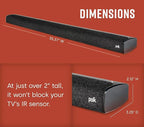 Polk Audio Signa S3 Sound Bar for TV & Wireless Subwoofer with Built-in Chromecast & Google Assistant, Low-Profile Design, Works with 8K, 4K & HD TVs, Bluetooth and Wireless Streaming