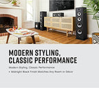Polk Monitor XT70 Large Tower Speaker - Hi-Res Audio Certified, Dolby Atmos & DTS:X Compatible, 1" Tweeter, (2) 6.5" Dynamically Balanced Woofers, (2) 8" Passive Radiators (Single, Midnight Black)