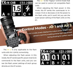 AODELAN Wireless Flash Trigger Compatible with Profoto Air1 and Air2, for Canon, for Sony, for Nikon, for Olympus,for Fujifilm Cameras 650FT Remote Control 100 Channels 6 Groups,Replaces Connect Pro