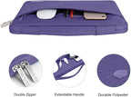MOSISO Compatible with MacBook Air 13 inch Case 2025 2024 2023 2022 M4 A3240 M3 A3113 M2 A2681, Hard Shell&Sleeve Bag&Keyboard Skin&Webcam Cover&Screen Film for MacBook Air 13.6 inch, Imperial Purple