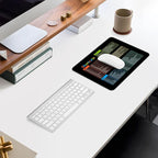 ITNRSIIET Mouse Pad Non-Slip Rubber Base Smooth Surface Stitched Edges Waterproof Durable Compatible with All Mice for Office & Gaming, Desk Accessory, 10.2x8.3x0.12 inch, WinShortcuts