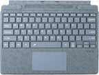 Keyboard for Microsoft Surface Pro Copilot+ (11th Edition) / Pro 11 / Pro 10 / Pro 9 / Pro 8 / Pro X, 13 inch, Detachable Type Cover with Touchpad, 7-Color Backlit & Pen Holder (Ice Blue)