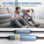 USB 3.0 Extension Cable 33FT Type A Male to Female Active Extender Cord with 2 Extension Chipsets Signal Booster and 1 USB-C Charging Port, for Webcam, USB Hub, PlayStation, Printer, Camera