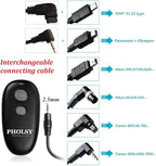 PHOLSY Wireless Shutter Release Camera Remote Compatible with Nikon Z5 Z8 Z9 Z7ii Z6 Z6ii D750 D780 D7500 D7200 D5600 D5500 P7700 P7800 P950 D90 D4 D5 D6 D800 D850 D810 D700 D300 D200 COOLPIX Series