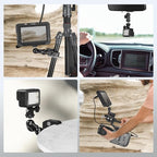 SMALLRIG Super Camera Clamp Mount 2-Pack, Double Ball Head Magic Arm Adapter, Fence/Desk/Tripod Mount for Monitor/Light/Camera, for Insta360, for Gopro, for Osmo Pocket 3, 5321
