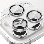 Tensea for iPhone 16 Pro/iPhone 16 Pro Max/iPhone 15 Pro/iPhone 15 Pro Max Camera Lens Protector, Metal Aluminum Alloy Tempered Glass Cover Camera Screen Protector Accessories, Case Friendly
