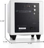 Audioengine S8 Powered Subwoofer Speaker - 250W 8-inch Home Woofer with Built-in Amplifier and Dual Audio Inputs for Home Audio