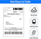 Thermal Shipping Labels, 4"x6" Direct Thermal Labels, FungLam Mailing Postage Shipping Label Compatible with Zebra, Munbyn, Rollo and Polono Printers,450 Labels/Roll, 8 Rolls.
