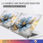 CISSOOK for MacBook Pro 14 Inch Case 2024 2023 2022 2021 M4/M3/M2/M1 Pro/Max Chip A3401 A3112 A3185 A2918 A2992 A2779 A2442 Model, Plastic Cover for MacBook Pro 14'' with Touch ID, Retro Floral