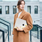 Compatible with MacBook Air 13.6 inch Case, M4 A3240/M3 A3113/M2 A2681 (Released 2025 to 2022), Hard Shell, Keyboard Cover, Screen Protector, Webcam Cover & Type-C Adapter, Scatter Daisies